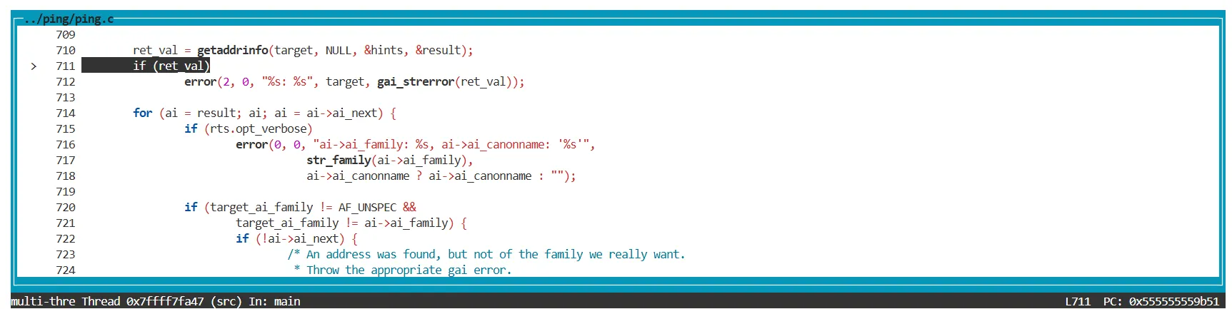 ping 实现域名-> IP 的方式